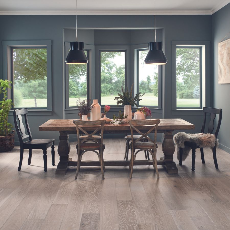 hardwood flooring in a Scottdale dining room