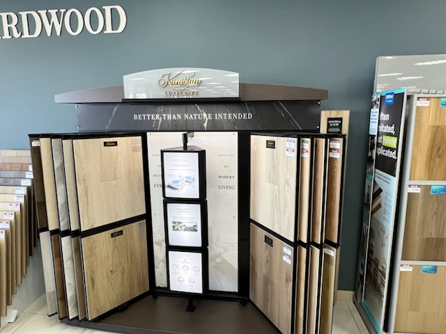 showroom photos Scottsdale Flooring America Karastan display