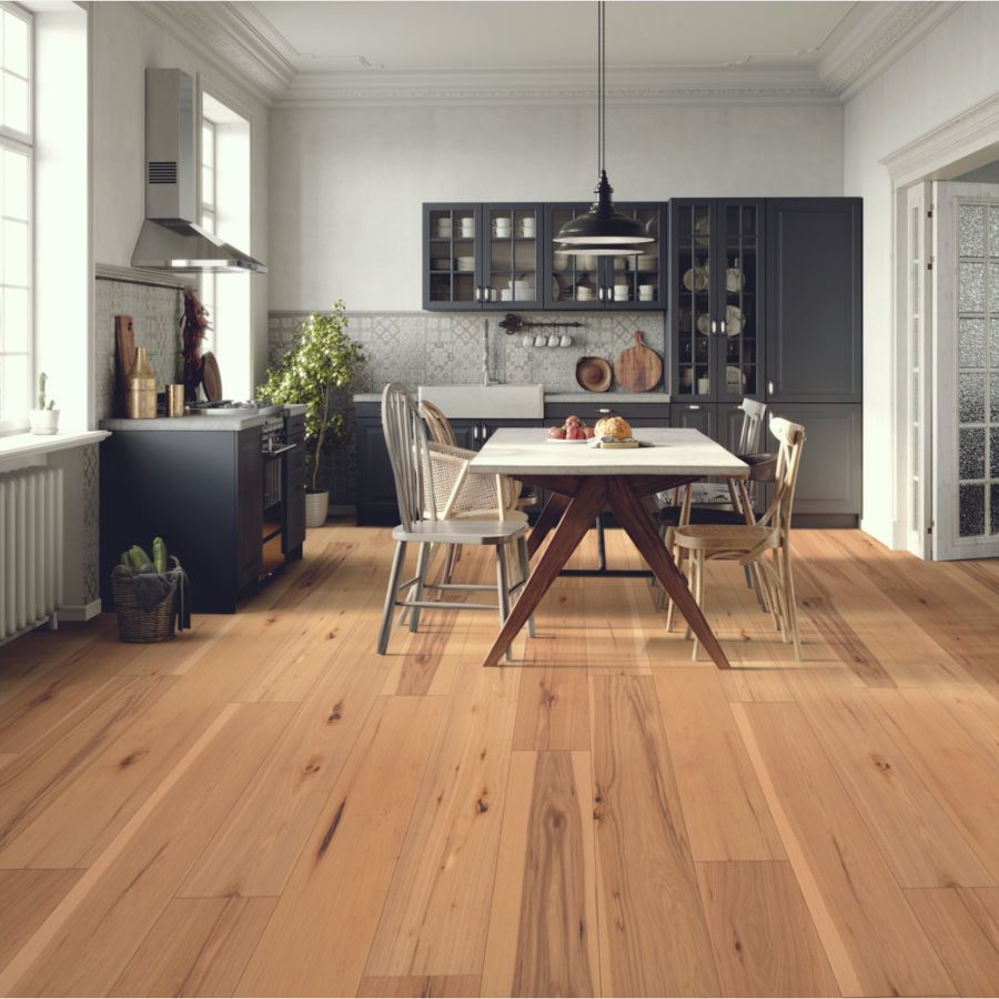 hardwood flooring in kitchen